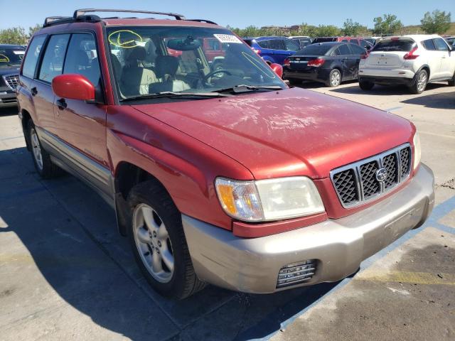 JF1SF65502H713103 - 2002 SUBARU FORESTER S Qırmızı foto 1