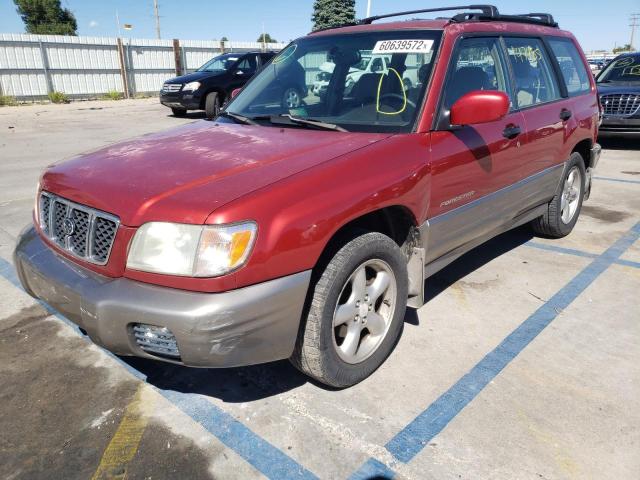 JF1SF65502H713103 - 2002 SUBARU FORESTER S Qırmızı foto 2