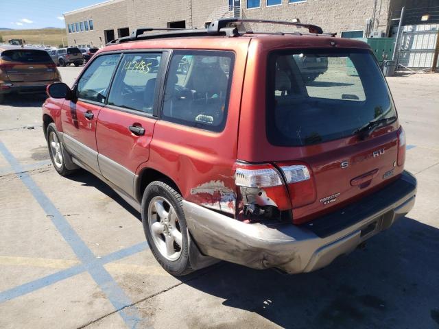 JF1SF65502H713103 - 2002 SUBARU FORESTER S Qırmızı foto 3