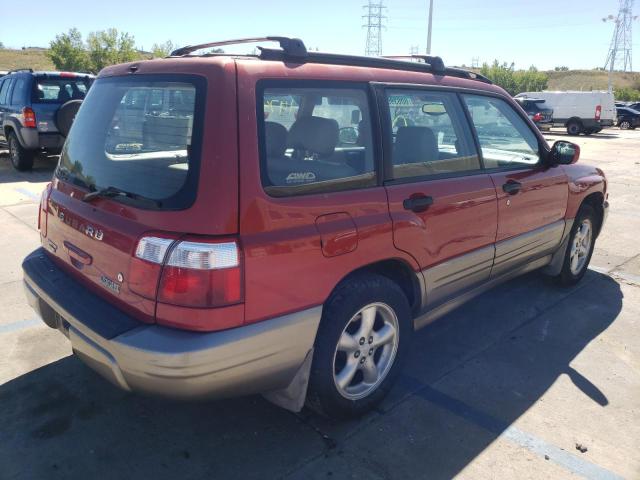 JF1SF65502H713103 - 2002 SUBARU FORESTER S Qırmızı foto 4
