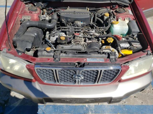 JF1SF65502H713103 - 2002 SUBARU FORESTER S Qırmızı foto 7