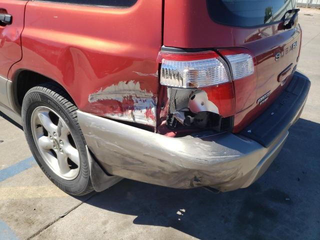 JF1SF65502H713103 - 2002 SUBARU FORESTER S Qırmızı foto 9