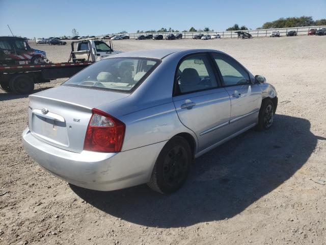 KNAFE121665220811 - 2006 KIA SPECTRA LX SILVER photo 4