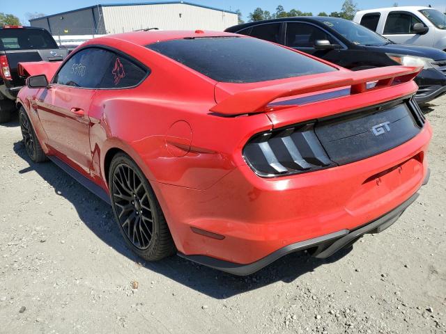 1FA6P8CF5K5105536 - 2019 FORD MUSTANG GT RED photo 3