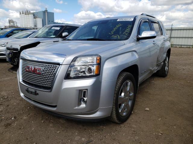 2GKFLUE34F6288718 - 2015 GMC TERRAIN DE SILVER photo 2