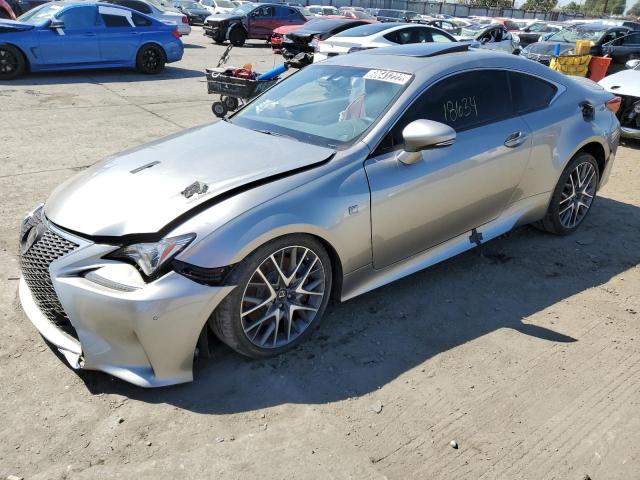 JTHHE5BC5H5014904 - 2017 LEXUS RC 350 GRAY photo 1