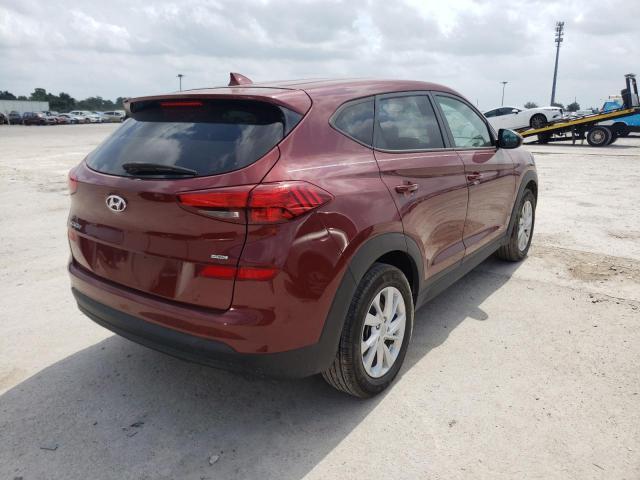 KM8J2CA40KU886409 - 2019 HYUNDAI TUCSON SE RED photo 4