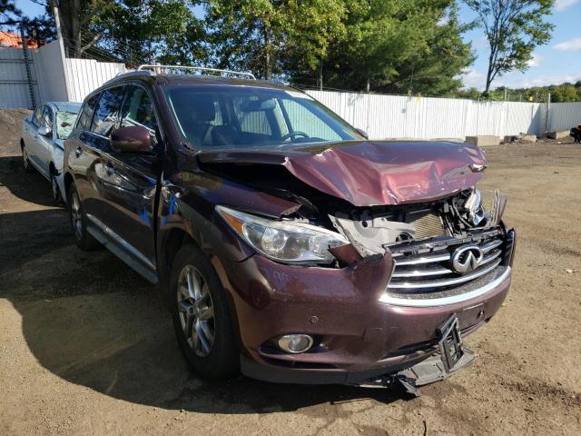 5N1AL0MM4DC324237 - 2013 INFINITI JX35 MAROON photo 1