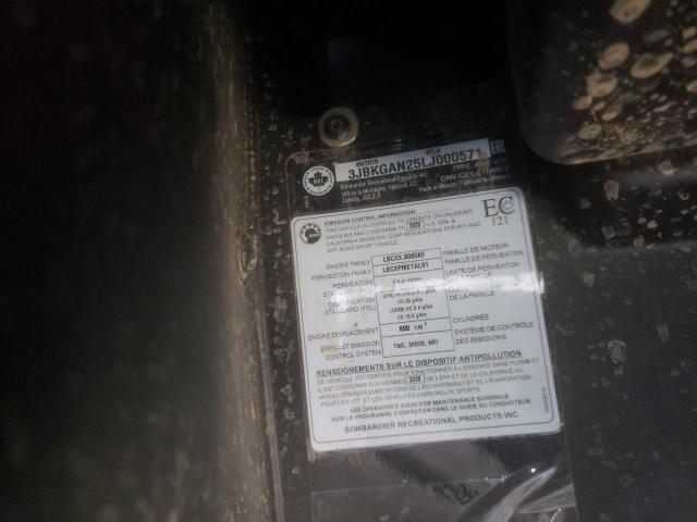 3JBKGAN25LJ000571 - 2020 CAN-AM COMMANDER GREEN photo 10