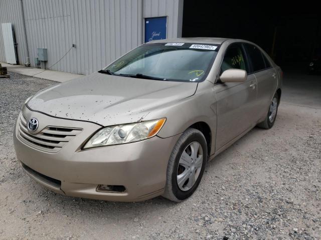 4T1BE46K27U725771 - 2007 TOYOTA CAMRY CE BEIGE photo 2