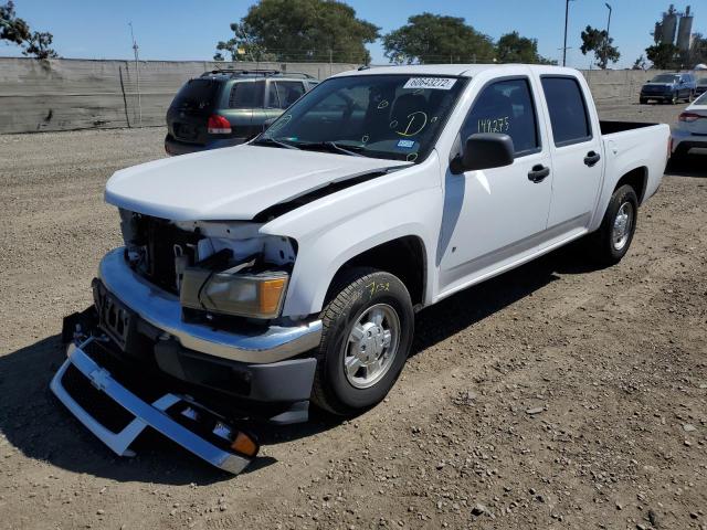 1GCCS33E588220330 - 2008 CHEVROLET COLORADO L WHITE photo 2