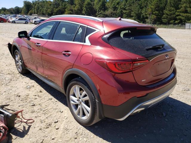 SJKCH5CR9HA021400 - 2017 INFINITI QX30 BASE RED photo 3
