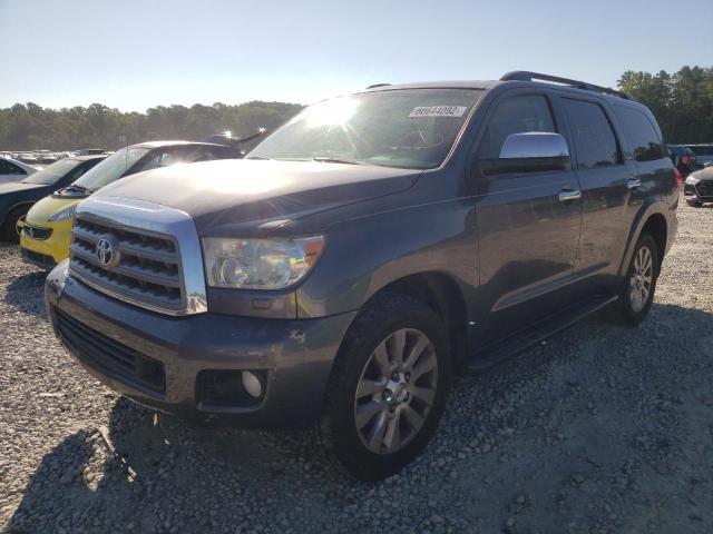 5TDYY5G17BS033777 - 2011 TOYOTA SEQUOIA PL GRAY photo 2