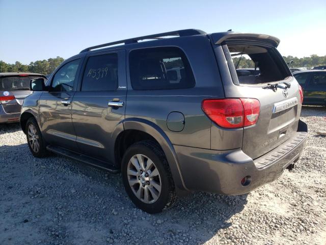 5TDYY5G17BS033777 - 2011 TOYOTA SEQUOIA PL GRAY photo 3