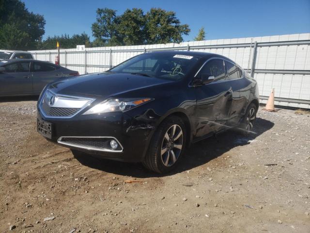 2HNYB1H63DH500161 - 2013 ACURA ZDX BLACK photo 2