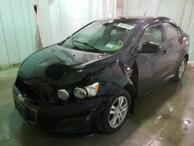1G1JB5SH0C4132650 - 2012 CHEVROLET SONIC LS BLACK photo 2