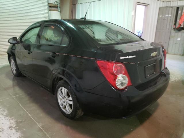 1G1JB5SH0C4132650 - 2012 CHEVROLET SONIC LS BLACK photo 3