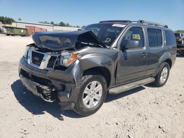 5N1AR18W56C665388 - 2006 NISSAN PATHFINDER GRAY photo 2