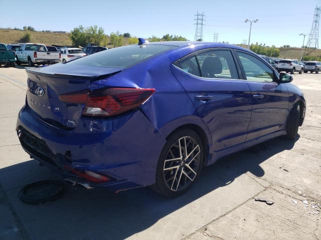 KMHD04LB2LU944459 - 2020 HYUNDAI ELANTRA SP BLUE photo 4