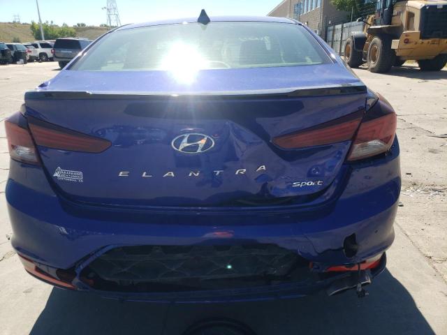 KMHD04LB2LU944459 - 2020 HYUNDAI ELANTRA SP BLUE photo 9