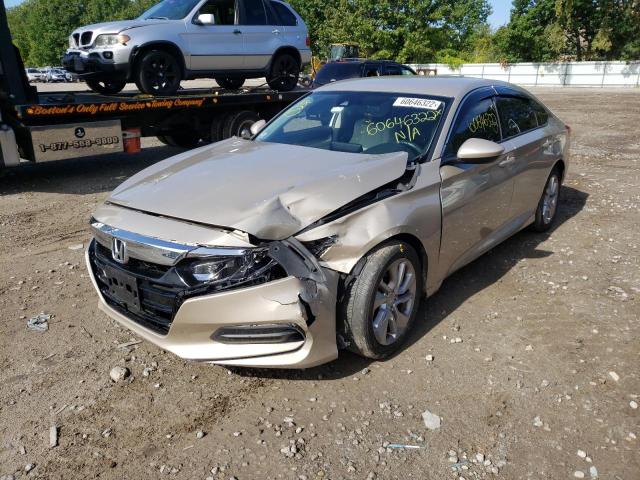 1HGCV1F14JA225944 - 2018 HONDA ACCORD LX GOLD photo 2