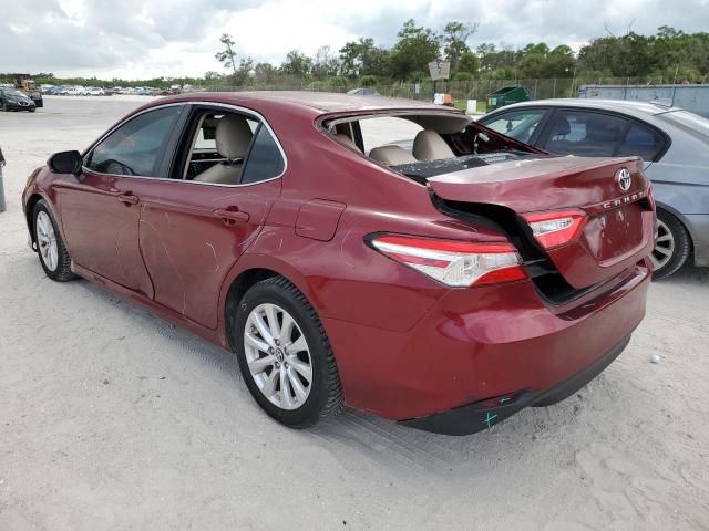 4T1B11HK9JU505235 - 2018 TOYOTA CAMRY L RED photo 3