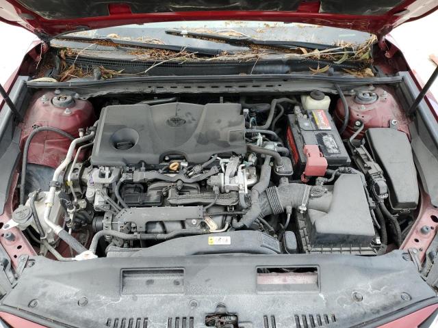 4T1B11HK9JU505235 - 2018 TOYOTA CAMRY L RED photo 7