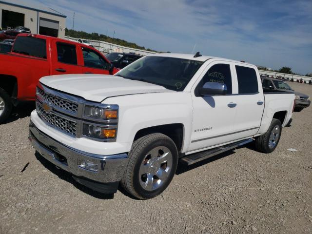 3GCUKSECXFG381130 - 2015 CHEVROLET SILVERADO2 WHITE photo 2