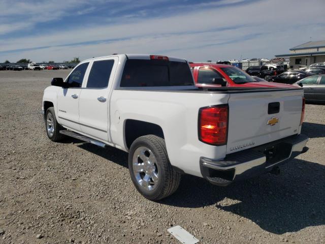 3GCUKSECXFG381130 - 2015 CHEVROLET SILVERADO2 WHITE photo 3