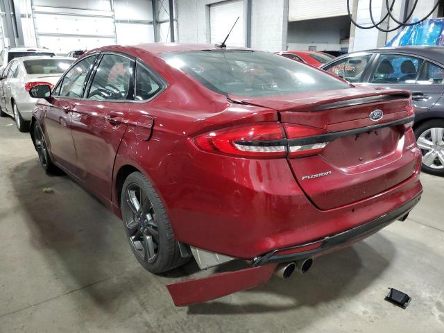 3FA6P0VP1HR343140 - 2017 FORD FUSION SPO RED photo 3