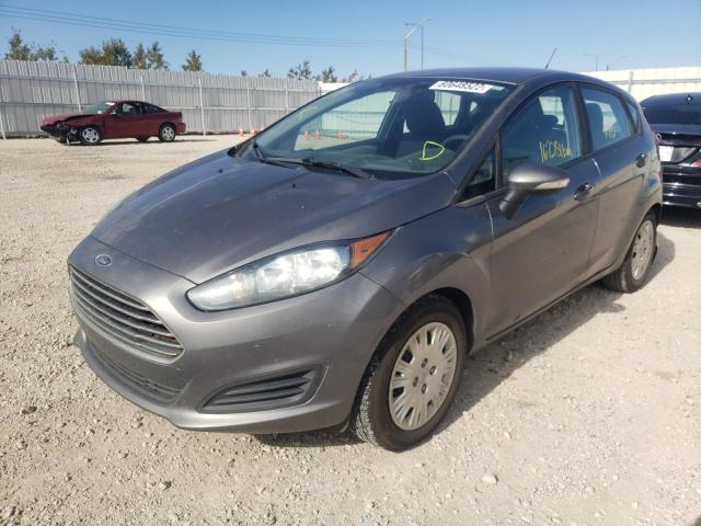 3FADP4EJ1EM124312 - 2014 FORD FIESTA SE GRAY photo 2