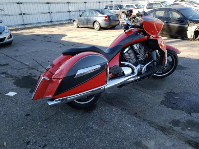 5VPTW36N0F3045951 - 2015 VICTORY MOTORCYCLES CROSS COUN Rojo foto 4