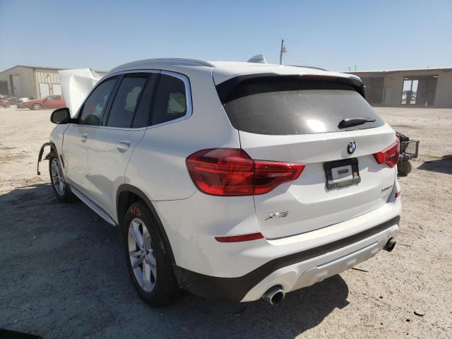 5UXTR7C57KLE94251 - 2019 BMW X3 SDRIVE3 WHITE photo 3