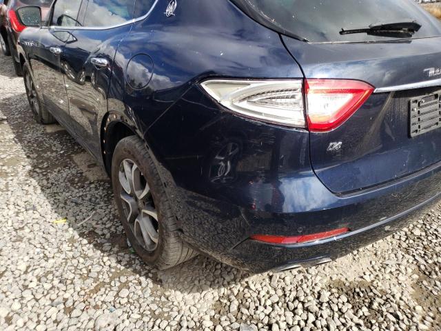 ZN661XUA9KX323491 - 2019 MASERATI LEVANTE BLUE photo 9