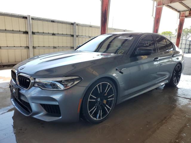 WBSJF0C56JB282959 - 2018 BMW M5 GRAY photo 2