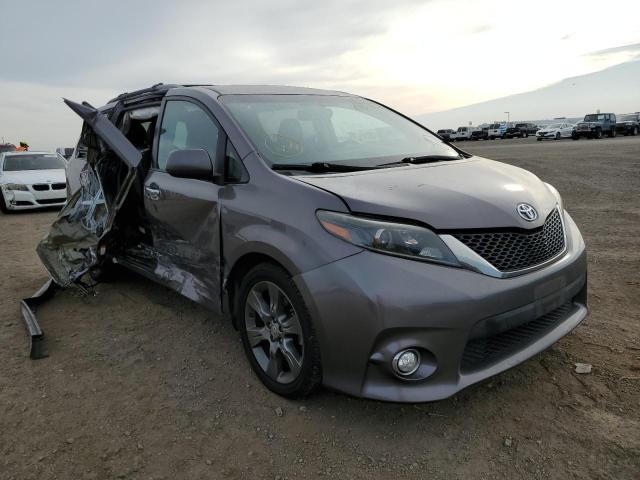 5TDXK3DC8FS663207 - 2015 TOYOTA SIENNA SPO GRAY photo 1