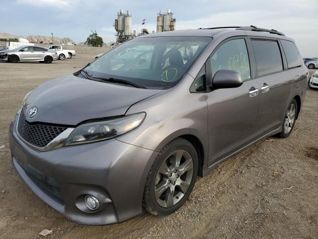 5TDXK3DC8FS663207 - 2015 TOYOTA SIENNA SPO GRAY photo 2