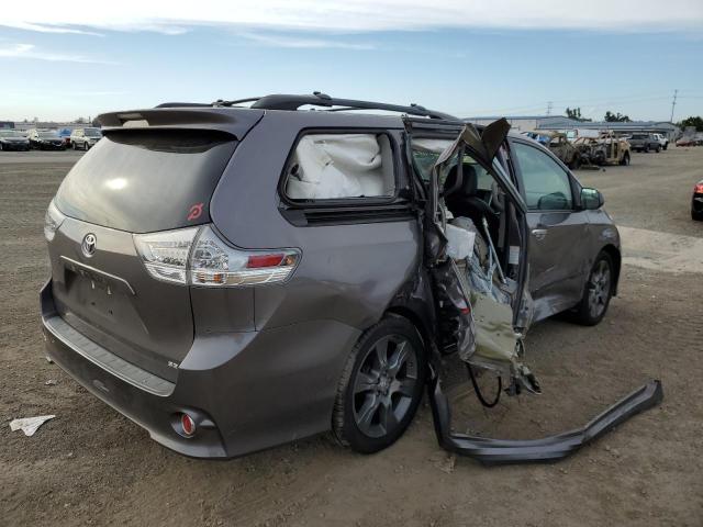 5TDXK3DC8FS663207 - 2015 TOYOTA SIENNA SPO GRAY photo 4