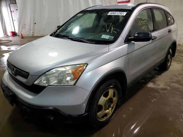 5J6RE48369L027448 - 2009 HONDA CR-V LX SILVER photo 2