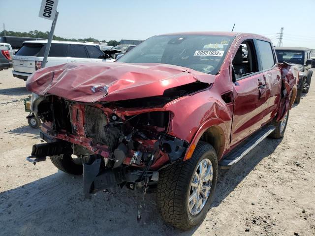1FTER4FHXMLD08443 - 2021 FORD RANGER XL RED photo 2