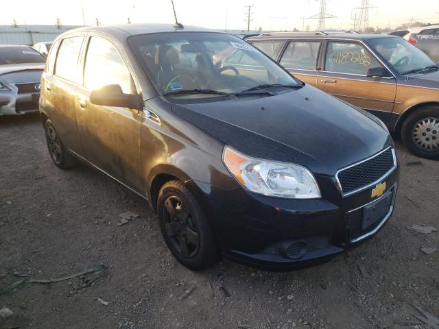 KL1TD6DEXAB124445 - 2010 CHEVROLET AVEO LS 黑色 照片 1