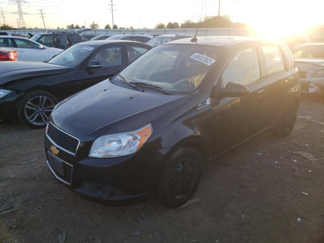 KL1TD6DEXAB124445 - 2010 CHEVROLET AVEO LS 黑色 照片 2