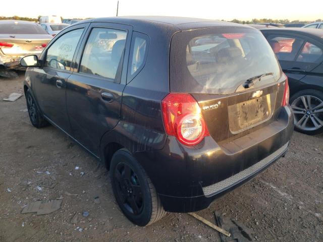 KL1TD6DEXAB124445 - 2010 CHEVROLET AVEO LS 黑色 照片 3