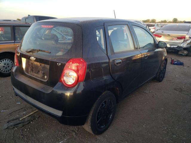 KL1TD6DEXAB124445 - 2010 CHEVROLET AVEO LS 黑色 照片 4