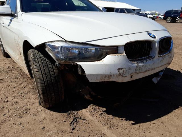 WBA8E1C34HA029732 - 2017 BMW 330E WHITE photo 9