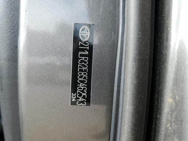 2T1LR32E85C462543 - 2005 TOYOTA MATRIX S 灰色 照片 10