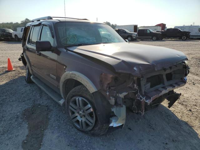 1FMEU74E47UA87473 - 2007 FORD EXPLORER E MAROON photo 1