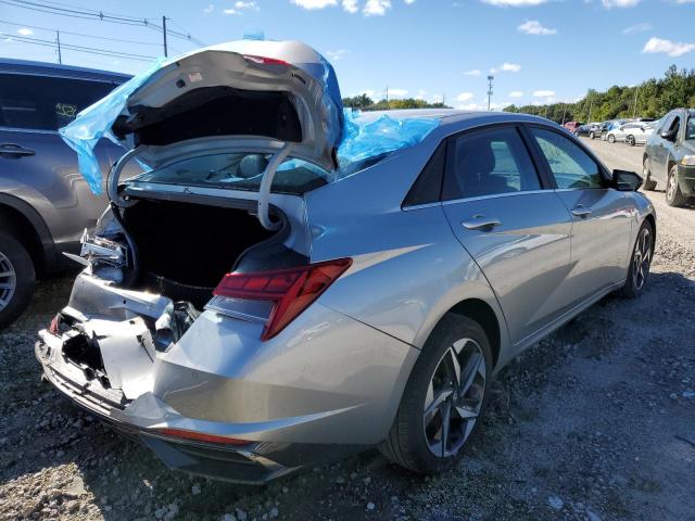 5NPLP4AG0MH016896 - 2021 HYUNDAI ELANTRA LI GRAY photo 4