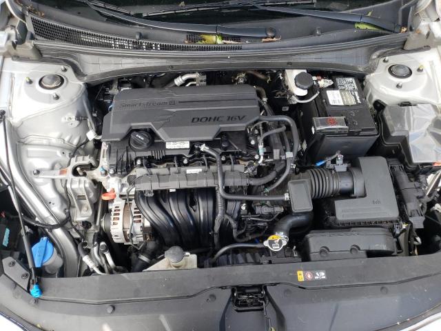 5NPLP4AG0MH016896 - 2021 HYUNDAI ELANTRA LI GRAY photo 7