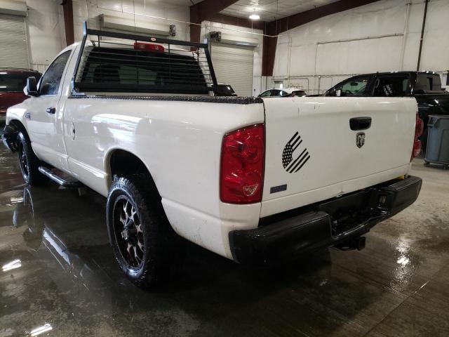 3D7KR26A98G126705 - 2008 DODGE RAM 2500 S WHITE photo 3